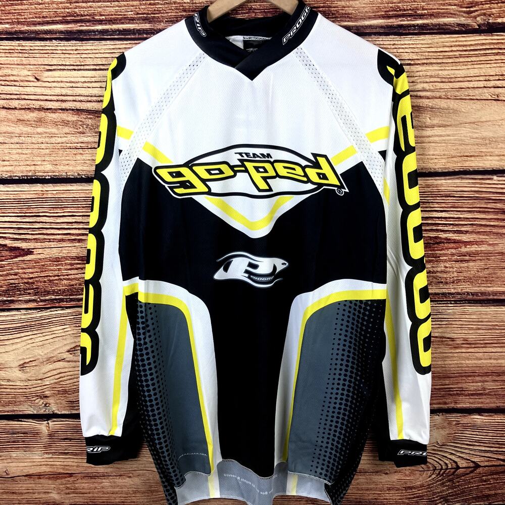 Vintage Y2k Team Go-Ped Motocross Long Sleeve Jersey